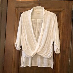 UO sheer blouse